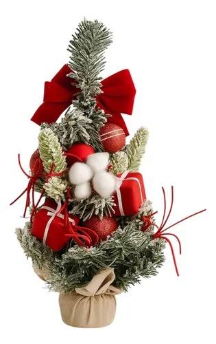 �RVORE NEVADA LUXO DECORADA 40CM